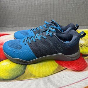 Hylete Mens Size 10 Gray & Blue Circuit Cross-Training Sneakers Vibram Sole